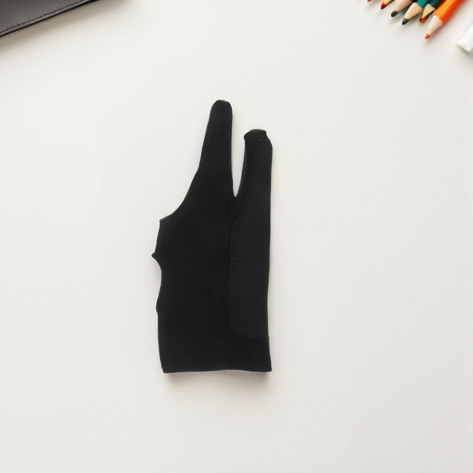 Drawing Glove Artist - 1Pair Two-Finger Drawing Glove Anti-Touch Drawing