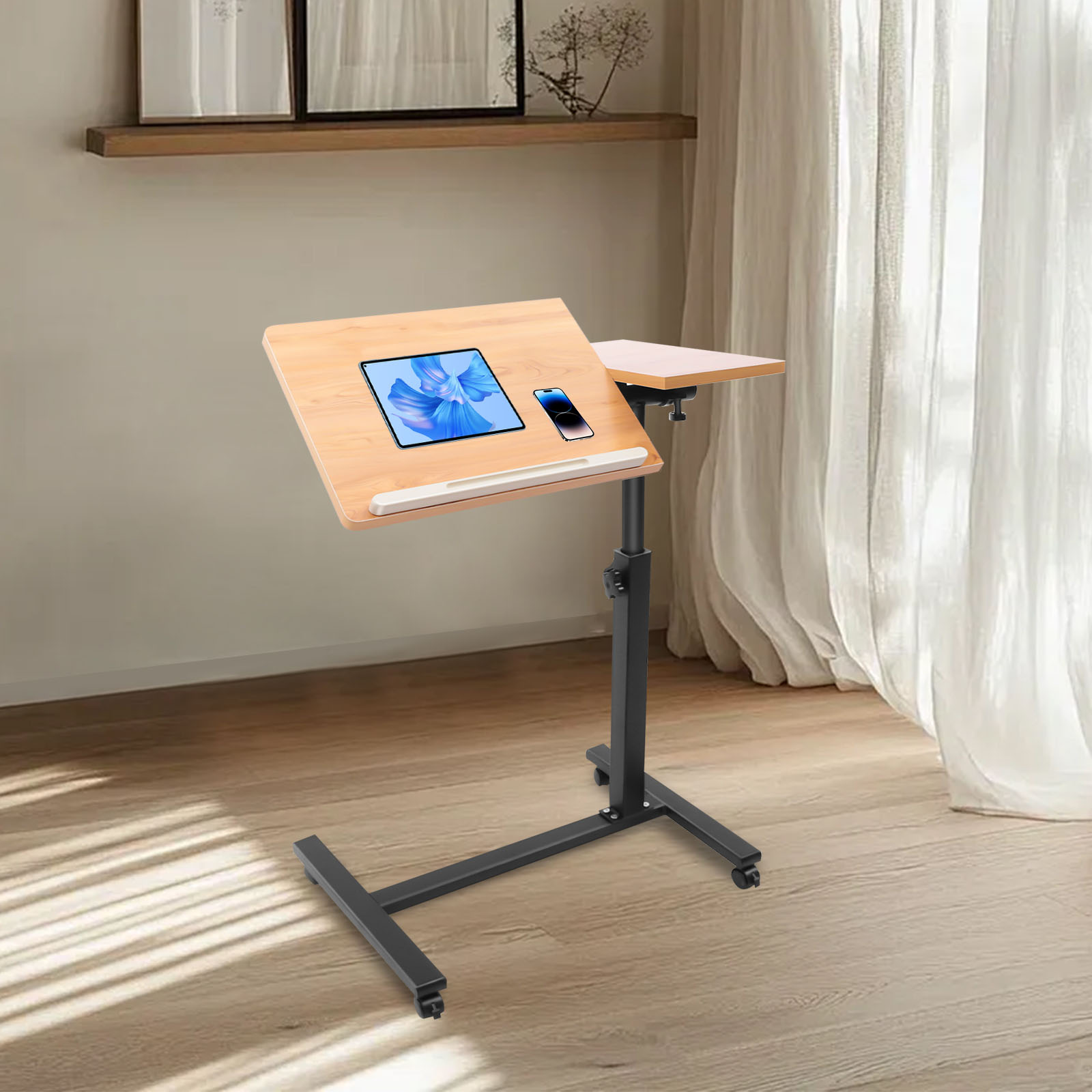 Mobile Laptop Table Adjustable - Tablet Lap Desk ulasan dan harga