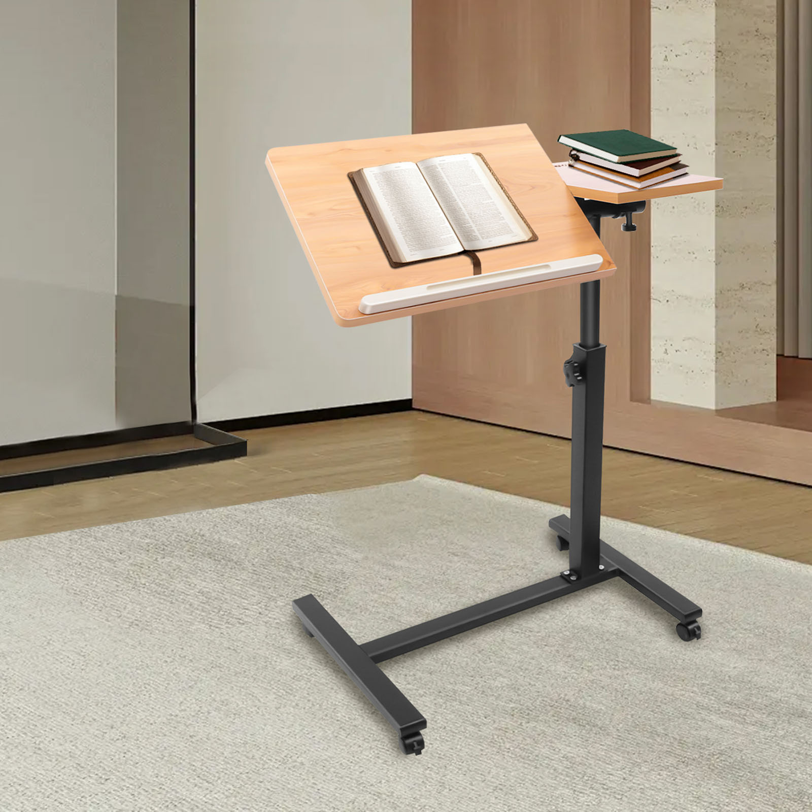 Mobile Laptop Table Adjustable - Tablet Lap Desk ulasan dan harga