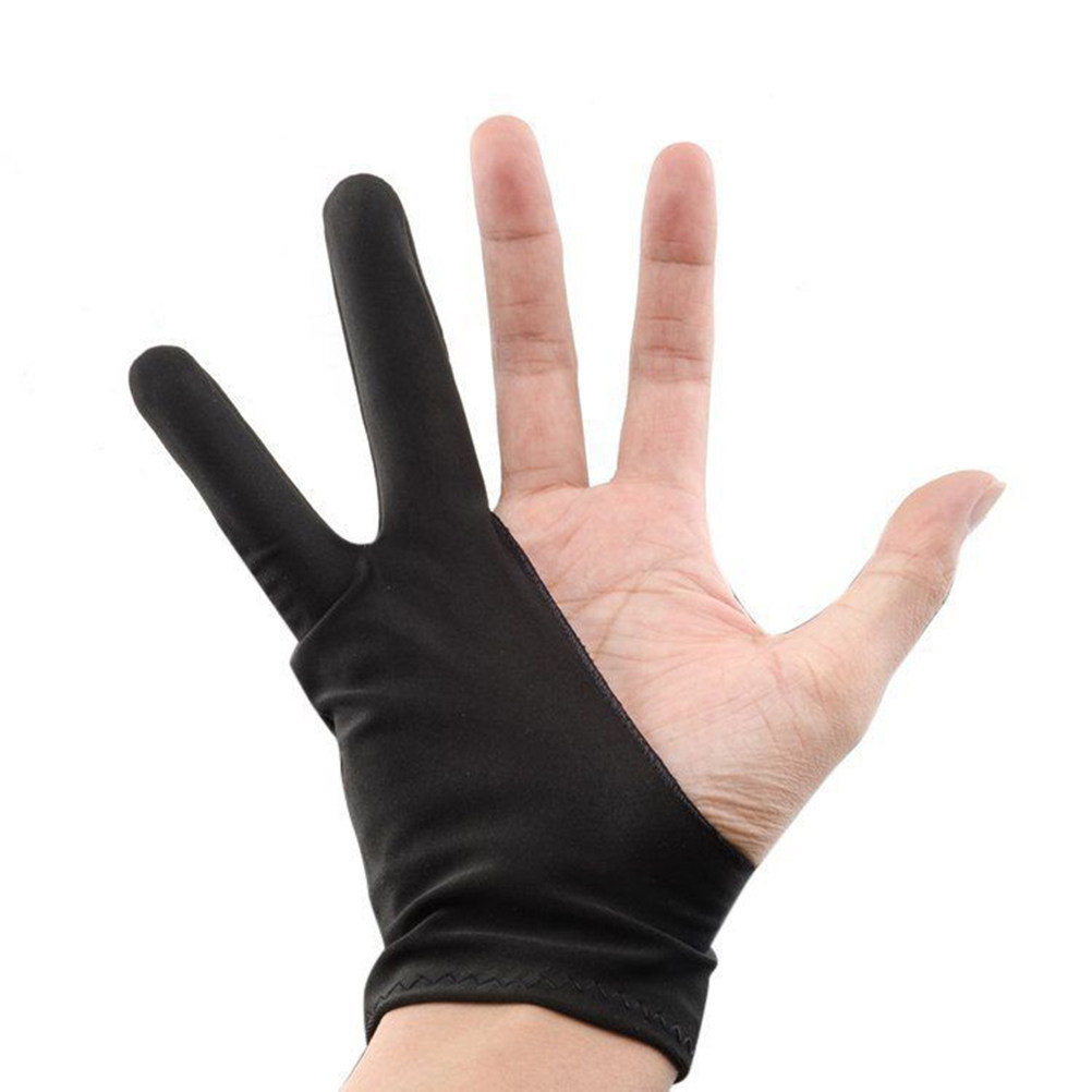4Pcs Two Finger Drawing Gloves - Drawing Glove Artist ulasan dan harga