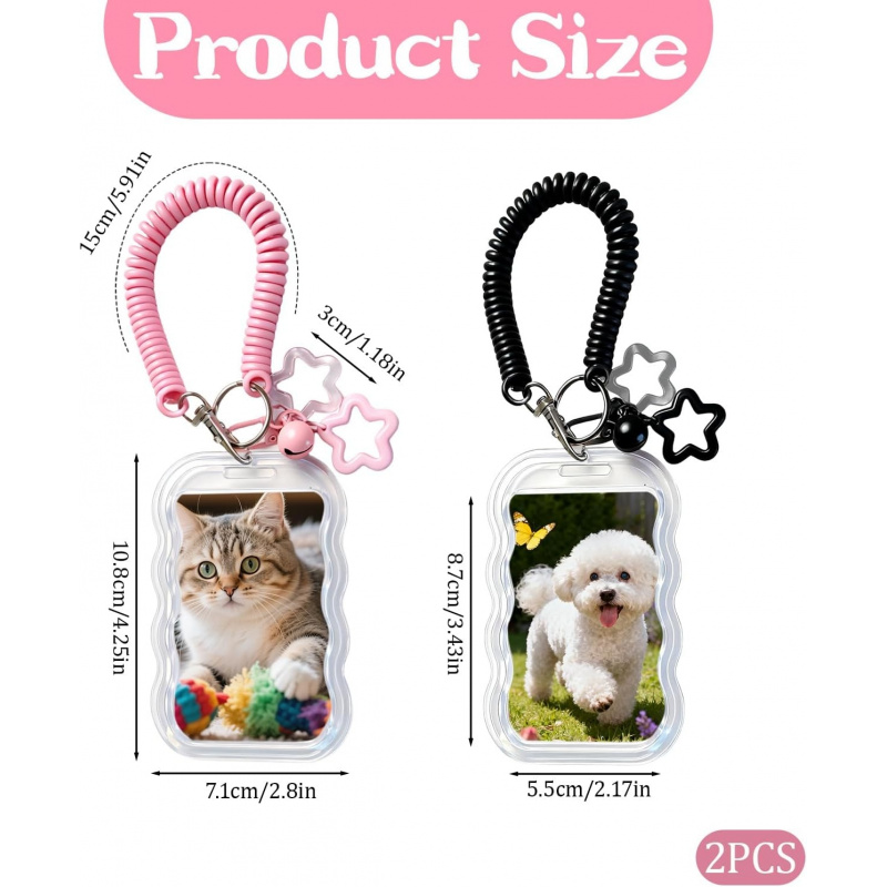2 Pack Cute Photocard Holder K - Tablet Cute Accessories ulasan dan harga