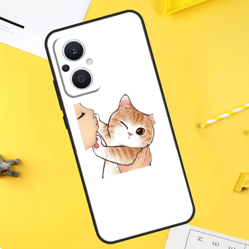 Kiss Cat Cute Kitten Cartoon C - Oppo Reno 12 ulasan dan harga
