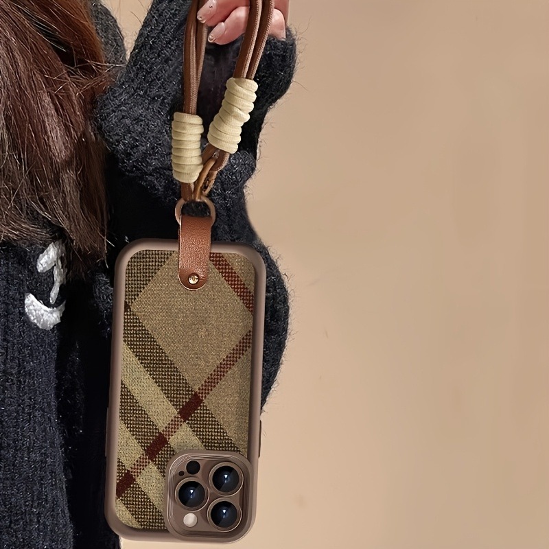 Brown Stripes Lanyard Strap Ro - Samsung Galaxy S24 ulasan dan harga