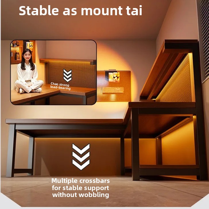 Modern Corner Computer Desk L- - Tablet Lap Desk ulasan dan harga