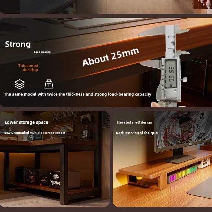 Modern Corner Computer Desk L- - Tablet Lap Desk ulasan dan harga