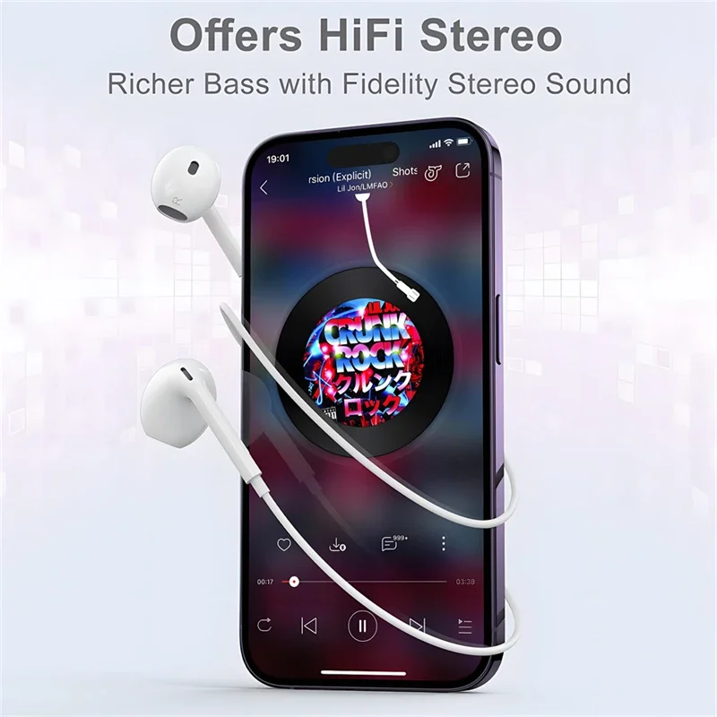 Original Headphones For Apple  - Wired Earphone Lightning ulasan dan harga