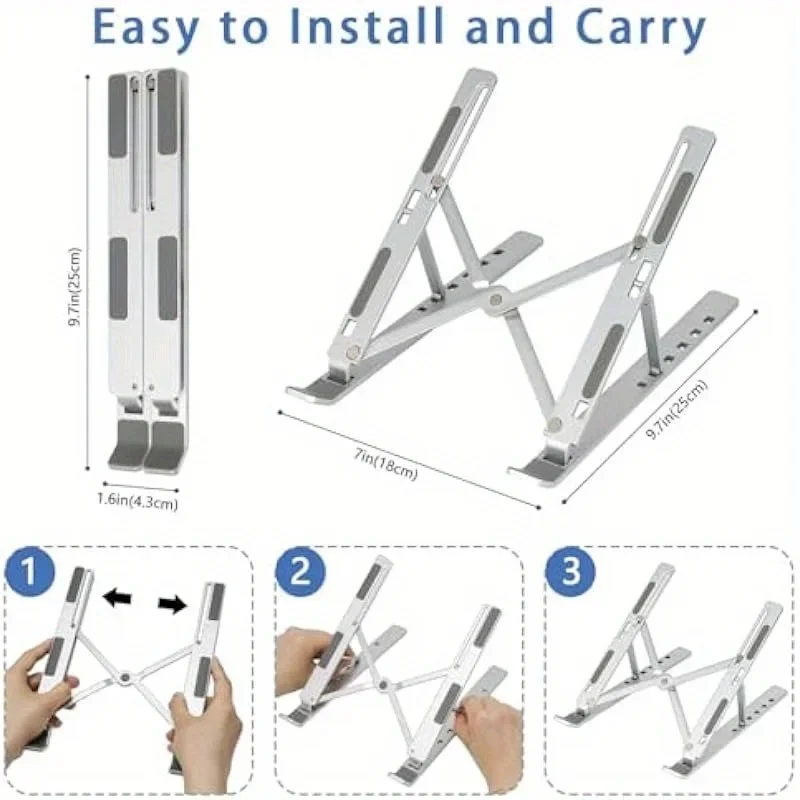 Aluminum Alloy Laptop Holder S - Cooling Stand Tablet ulasan dan harga