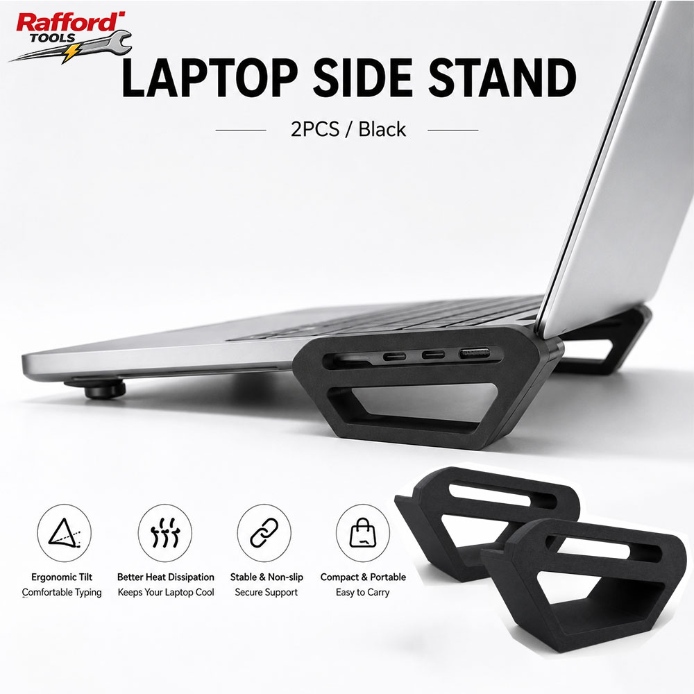 Rafford Laptop Side Stand, Por - Tablet Lap Desk ulasan dan harga