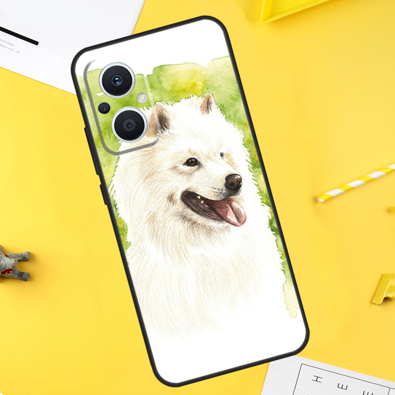Cartoon Samoyed Dog Case For O - Oppo Reno 12 ulasan dan harga